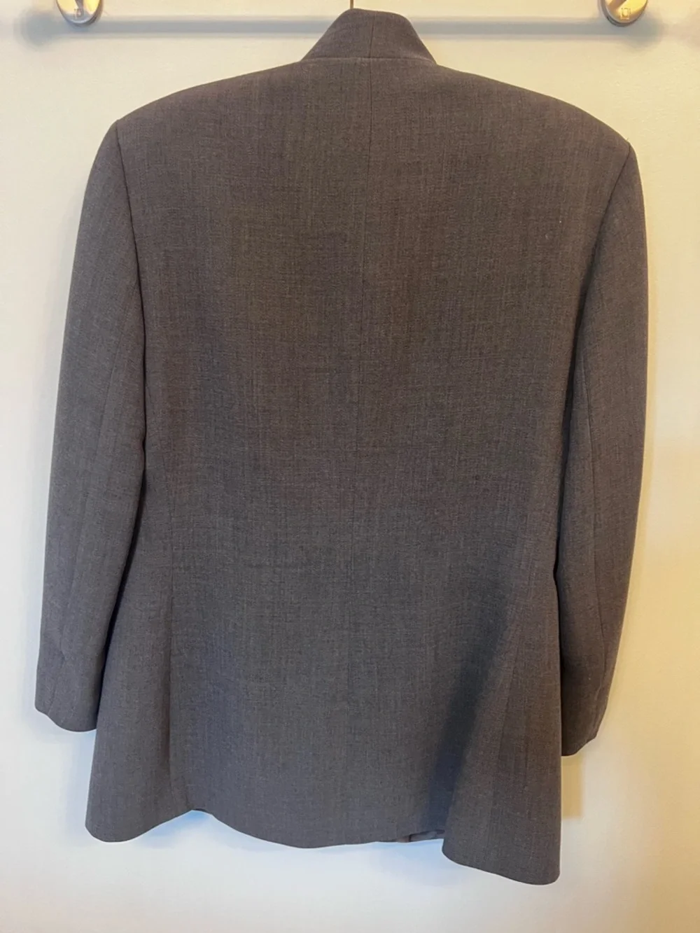 Vintage Giorgio Armani Charcoal Gray Wool Blazer - Vestimenta Spa Size 42 - Picture 6 of 9
